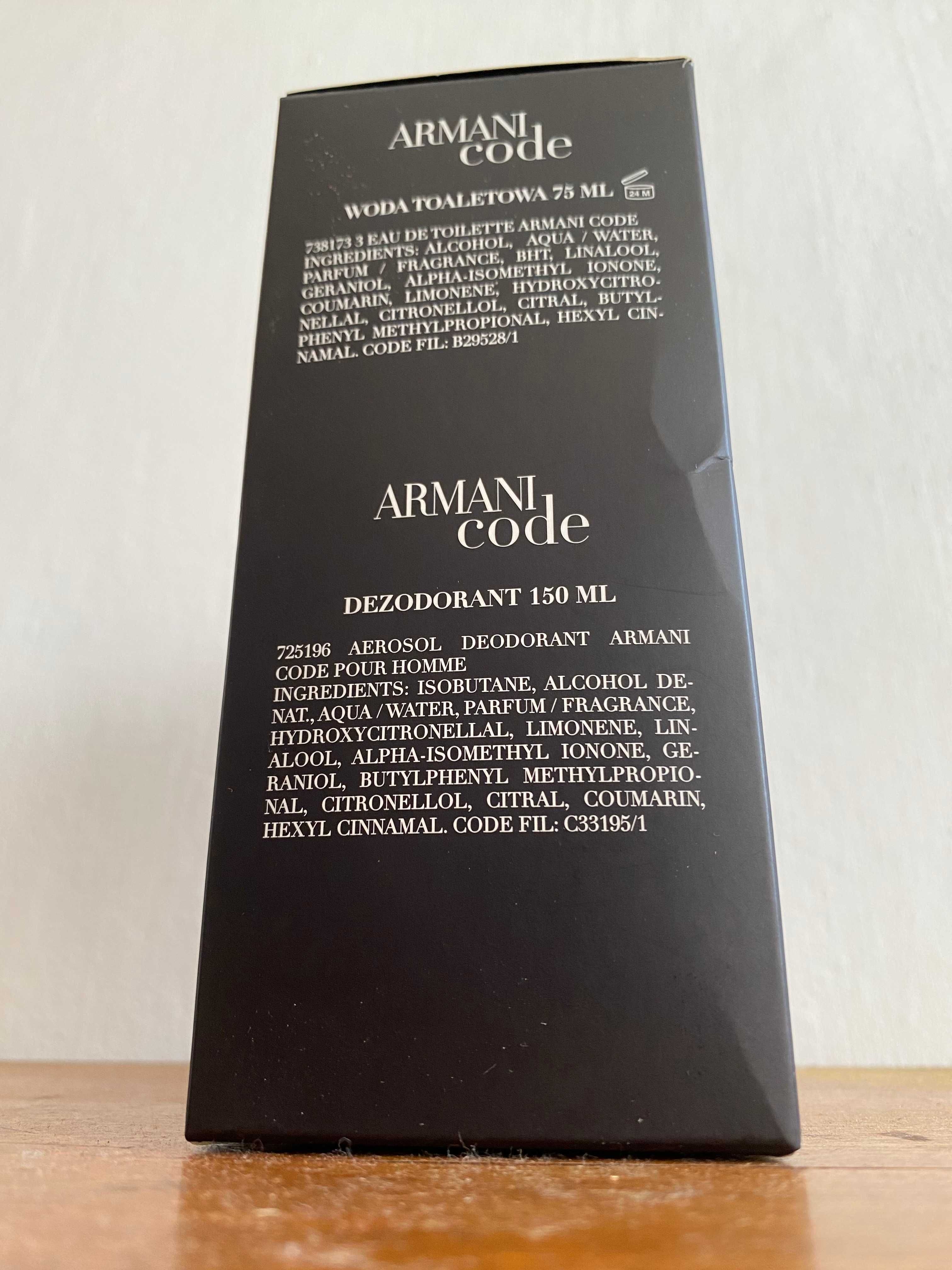 Giorgio Armani Armani Code pour Homme edt 75 ml + deo 150 ml - UNIKAT