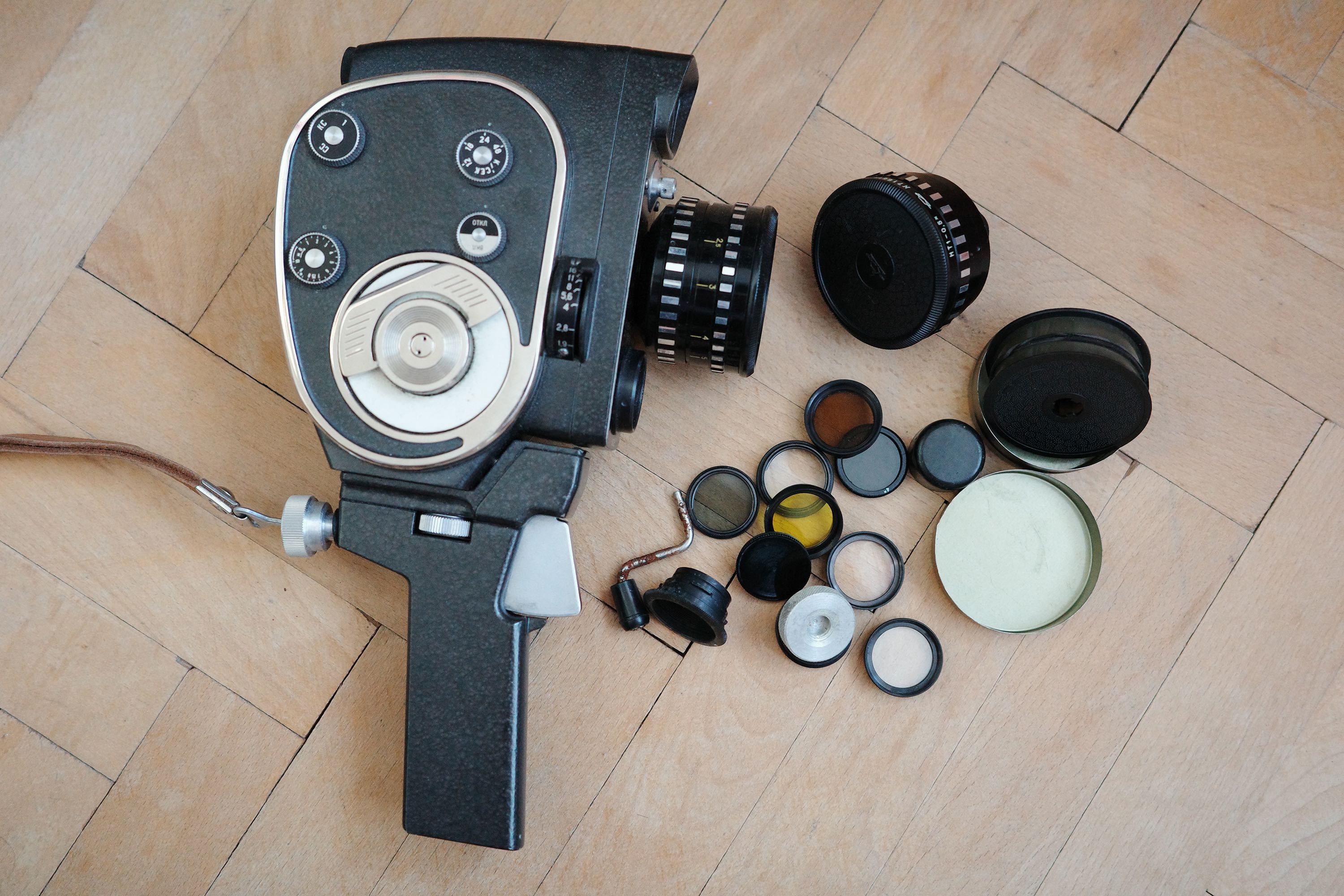 Kamera 8mm Kwarc CCCP + 2 obiektywy