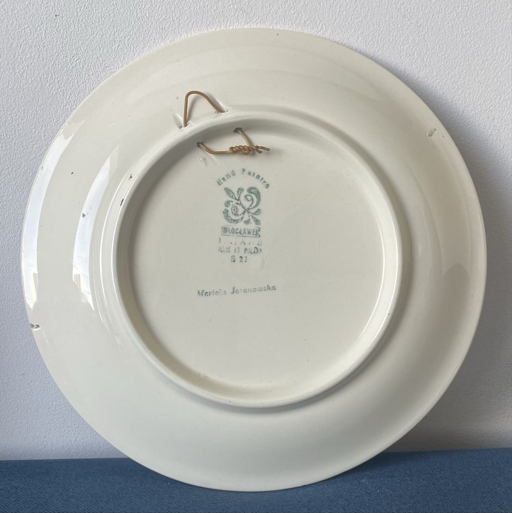 Fajans/Ceramika/Porcelana PRL , Włocławek Talerze , półmisek