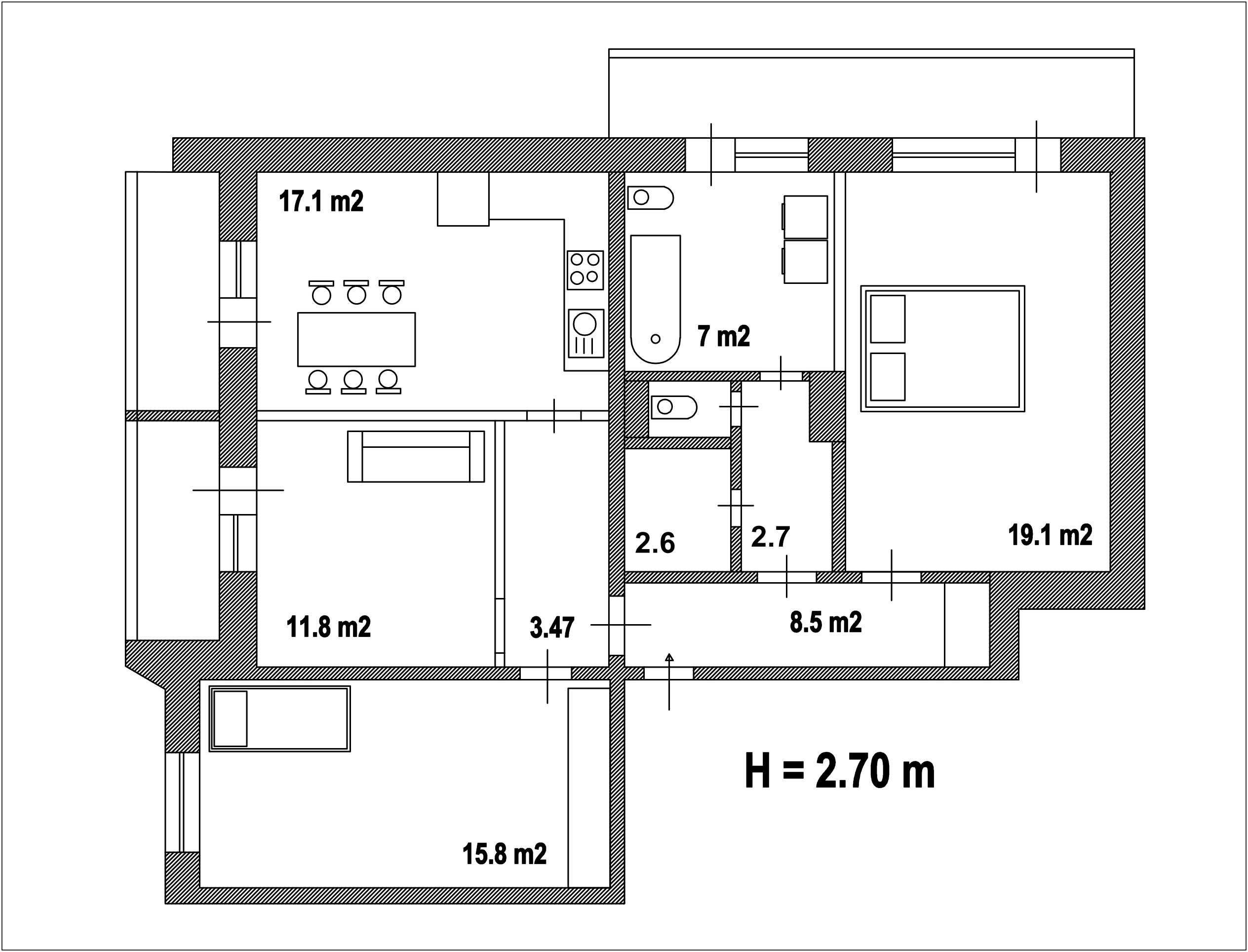 Продам 4х комнатную квартиру на Троещине 90 m2