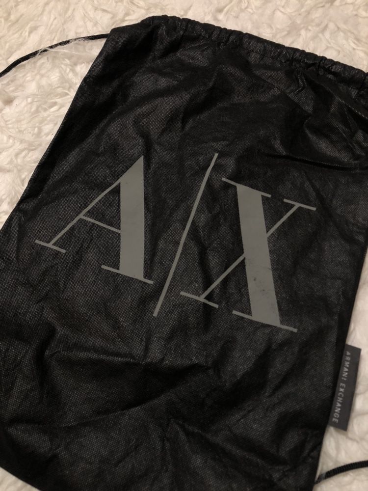 Worek Armani Exchange czarny plecak