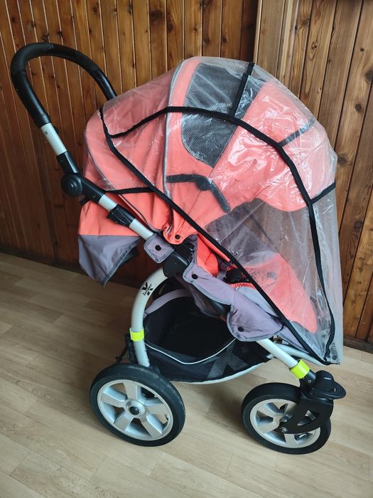 Wózek X-lander XA Africa Pomarańczowy składany z akcesoriami