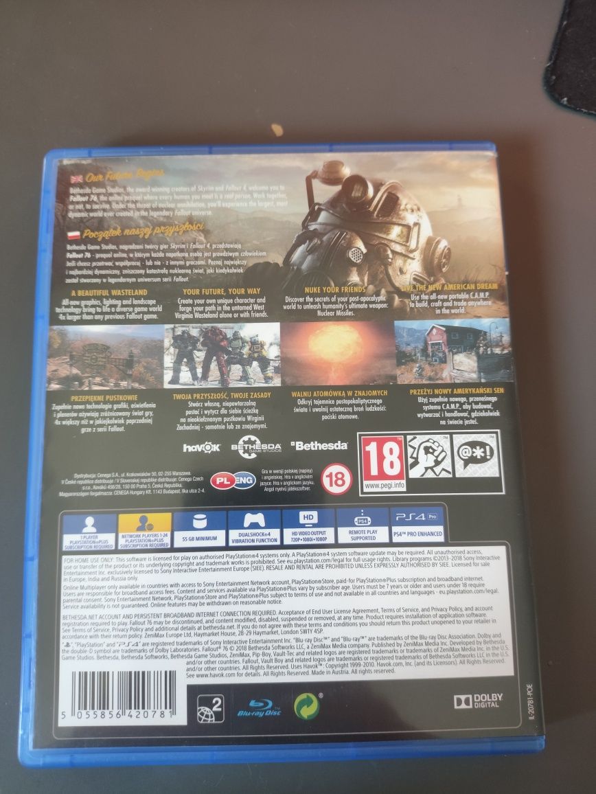 Gra Fallout 76 ps4