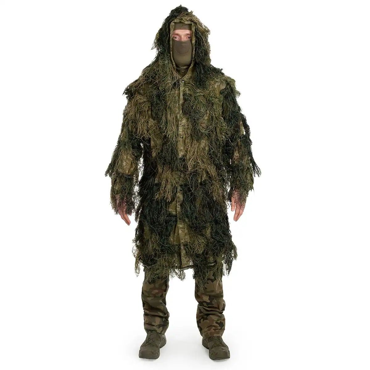 Maskowanie kamuflaż Ghillie Parka BASIC Anti Fire2