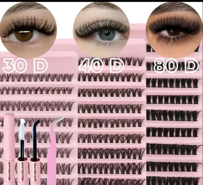 Пучкові вії для нарощування вдома