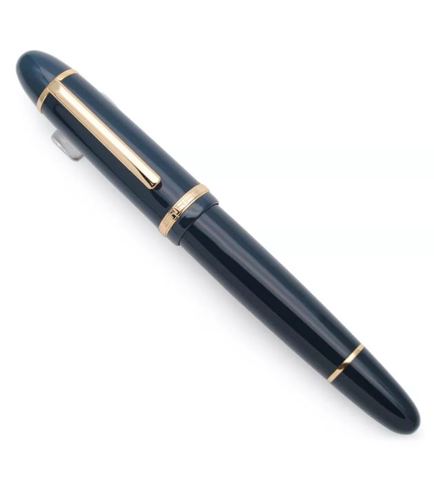 Caneta de aparo Jinhao, em acrilico, marinho Vendida, nova