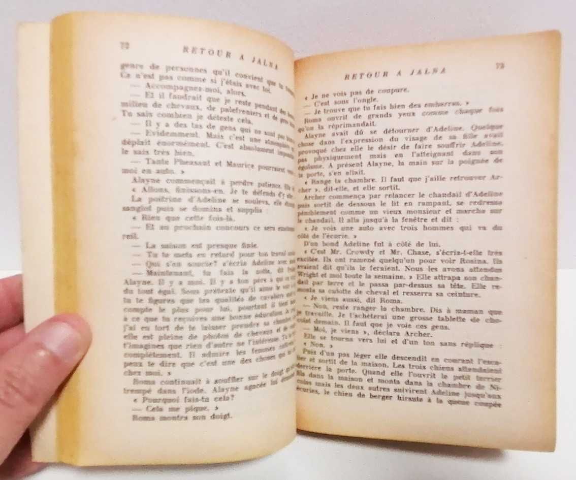 Retour à Jalna, de Mazo de la Roche. (edição francesa)