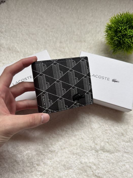 НОВИЙ‼️ Чоловічий гаманець Lacoste, Гаманець Лакоста, портмоне