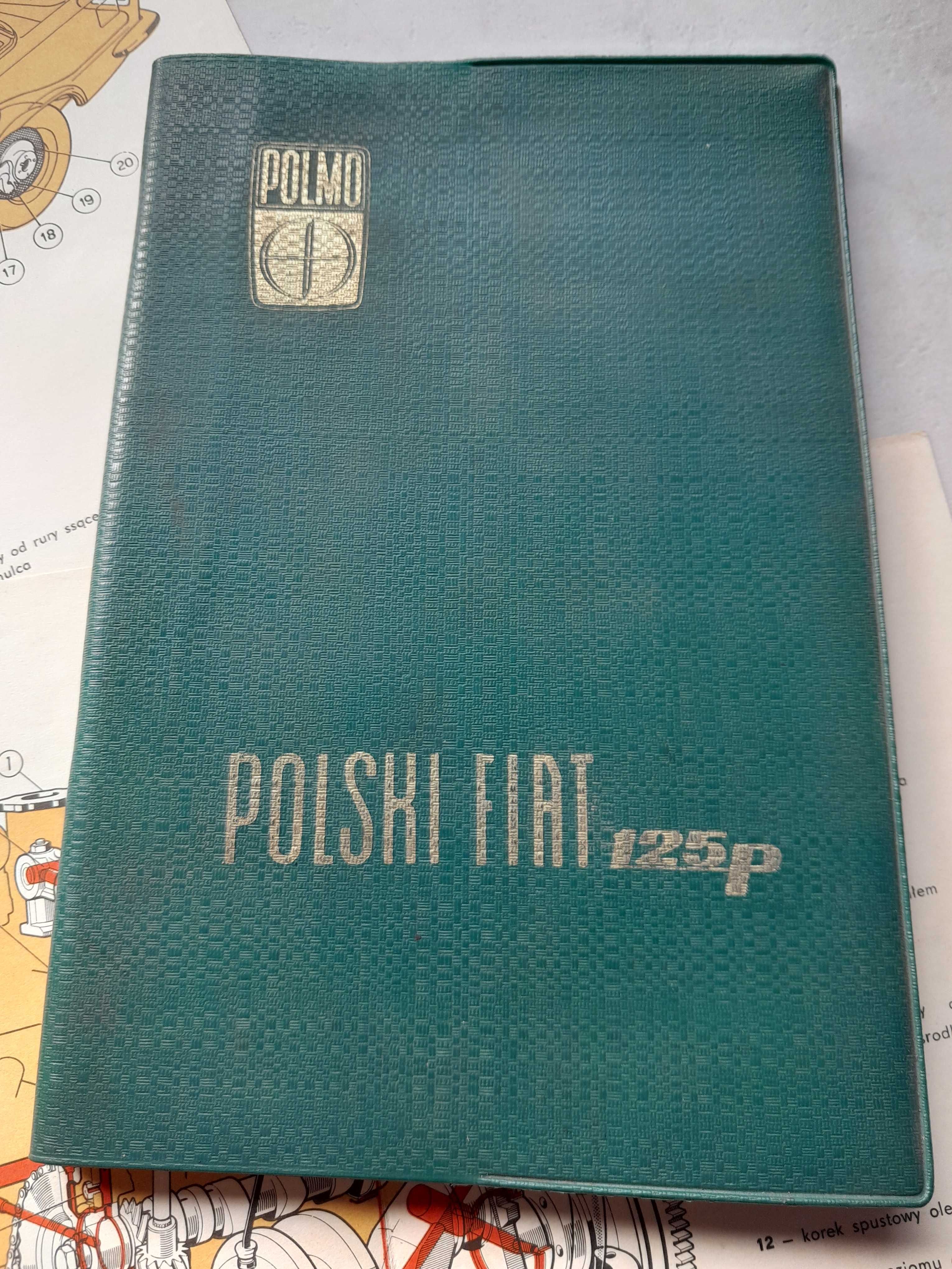 Stara książeczka Polski Fiat 125p pierwsze wersje zabytek PRL