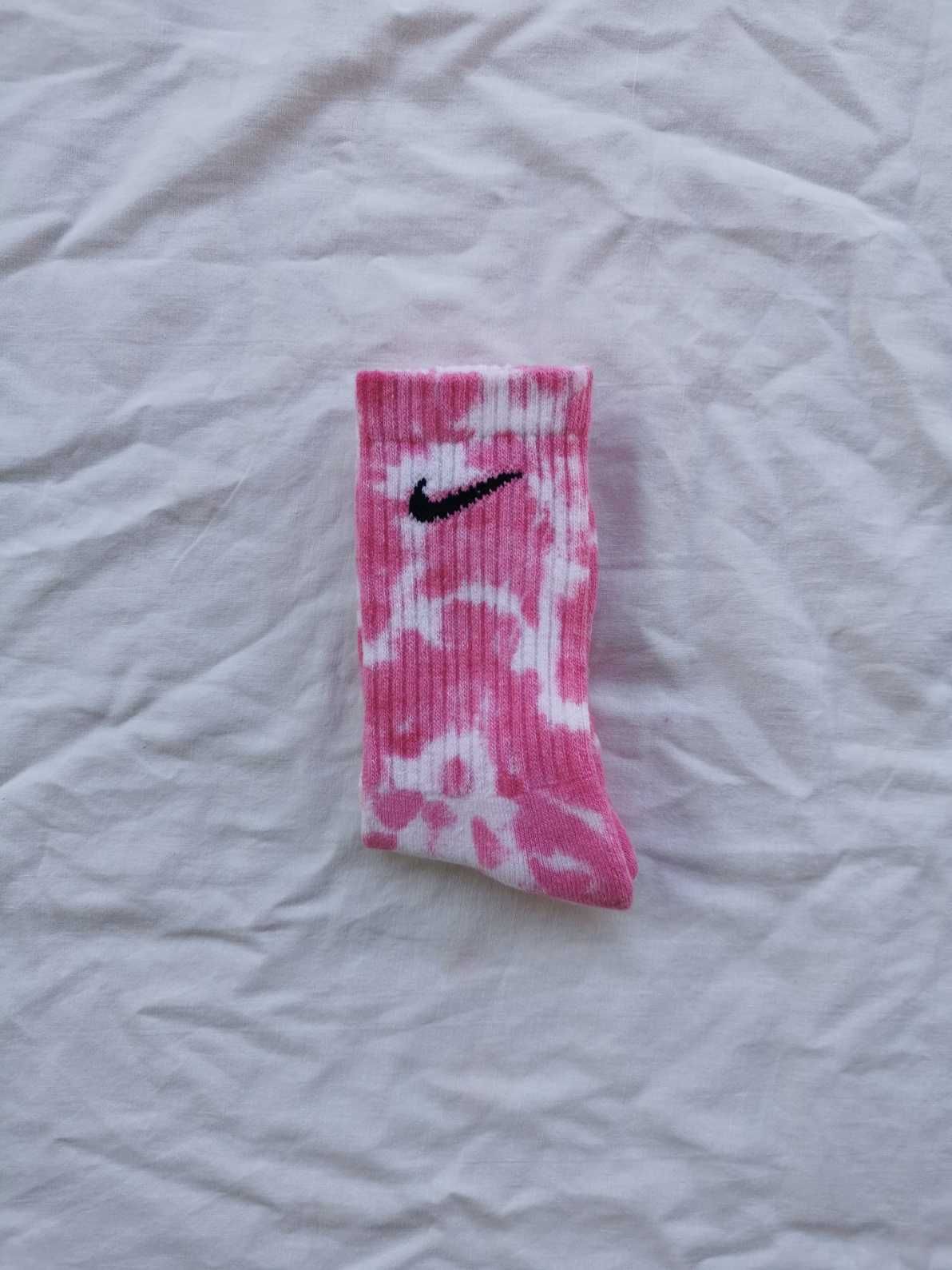 Skarpety NIKE tie dye różowe **OKAZJA**