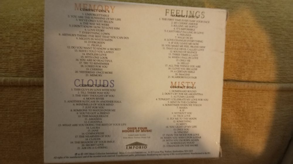 Coletâneas CD ópera, Armstrong, jazz, moods