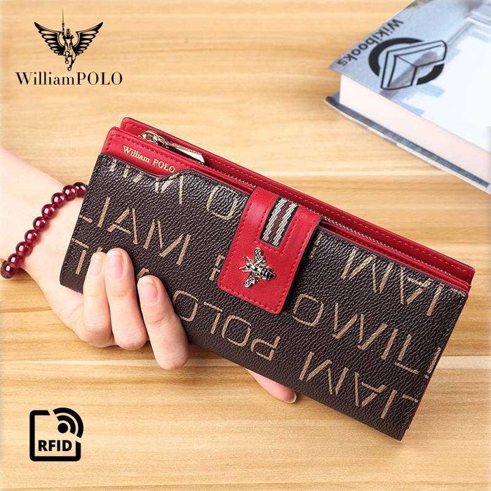 Шкіряний жіночий гаманець WilliamPOLO