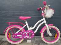 Rower MEXLLER SISI 16" różowy Koszyk