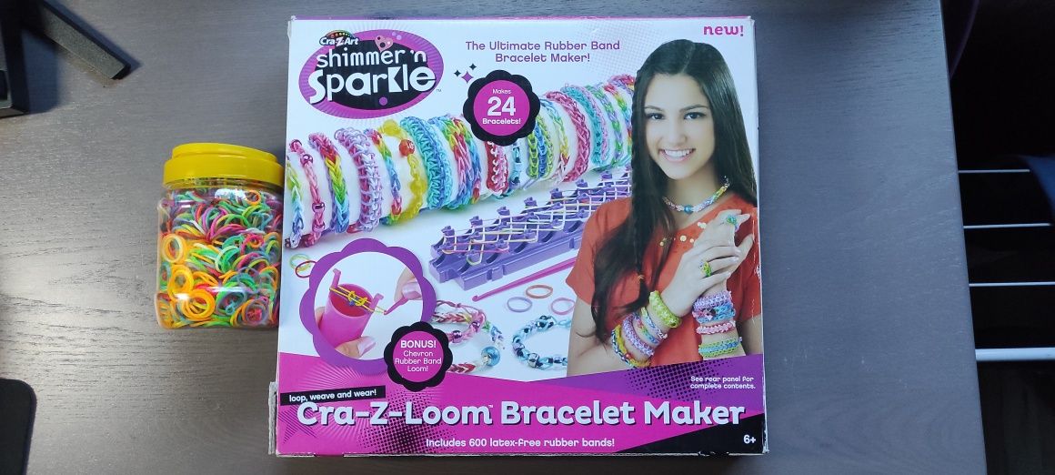 Zestaw do robienia bransoletek bracelet maker Cra-Z-Loom gumki