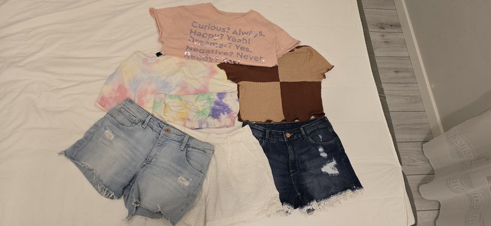 Letnie ciuchy dla nastki HM, Bershka, 12-13 lat