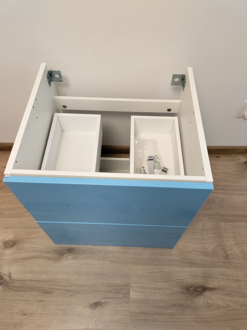Szafka pod umywalkę Aruna wisząca 50 cm biała