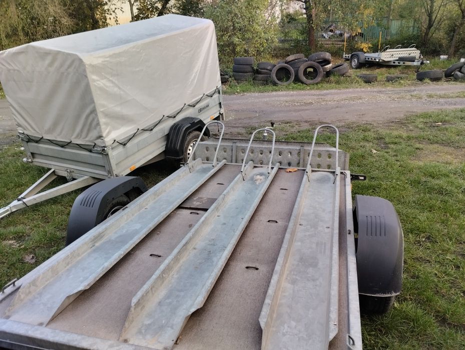 Wynajem przyczep  lekkich 750 kg 24/7