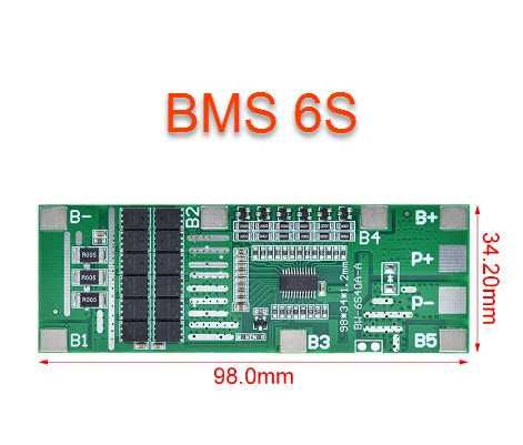 Плата защиты BMS 1S/2S/3S/4S/5S/6S 18650 TP4056 индикатор контроллер