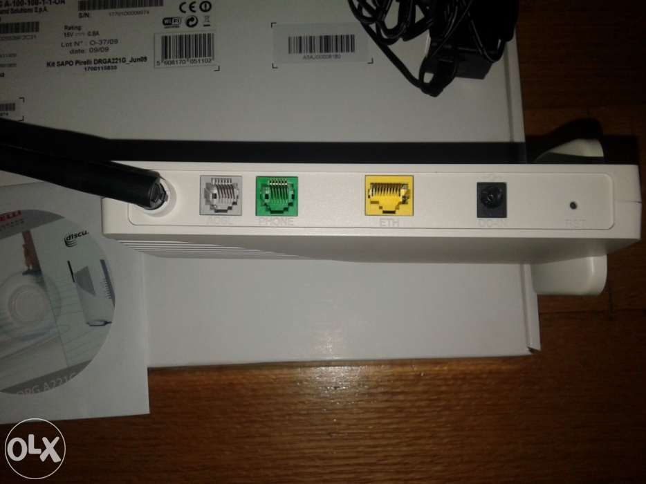 Router Adsl wireless (sem fios)