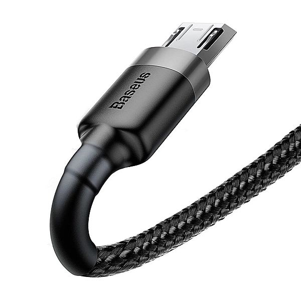 Mocny Kabel Przewód Usb-a Usb Typu Micro Szybkie Ładowanie Qc 2a 3m Ba