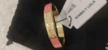 Vendo pulseira cor salmão e dourada BIMBA Y LOLA