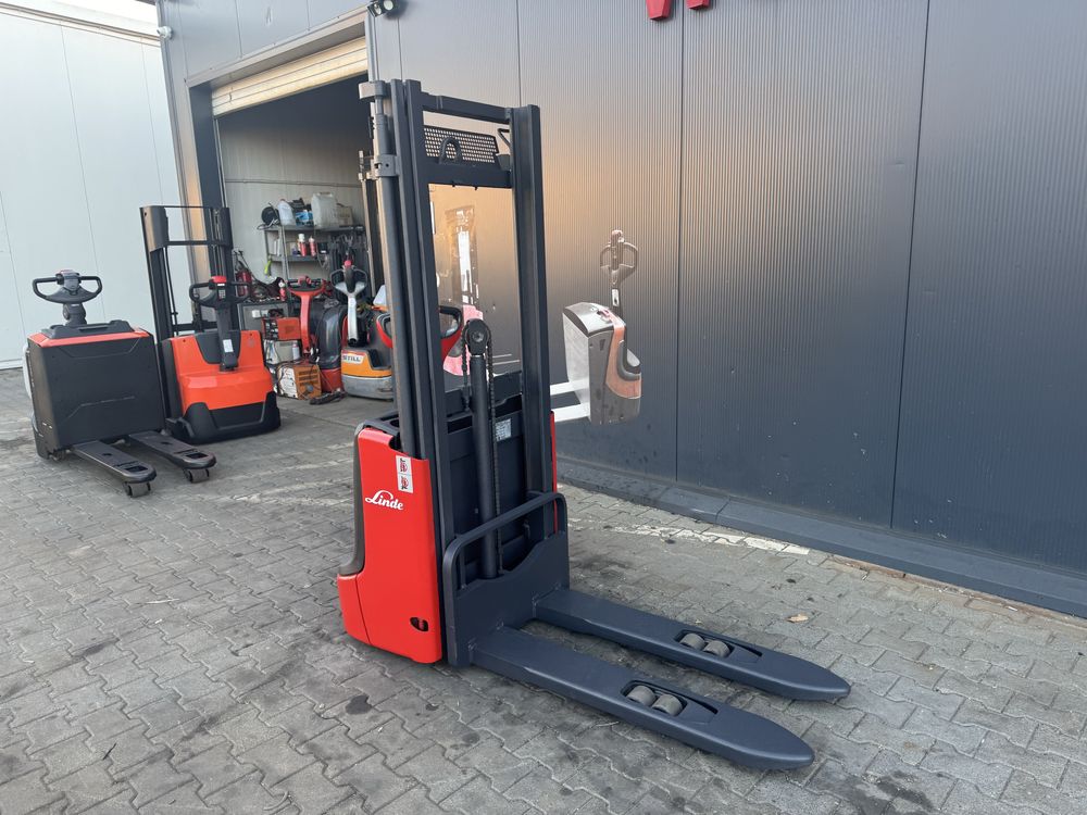 Paleciak elektryczny Linde 2019 r 1200 kg 290 cm wózek jak Nowy L 12