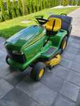 Traktorek John Deere LTR 166 , 107cm 350l 16km z koszem. Husqvarna hon