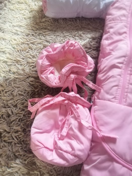 Детский тёплый красивый комбинезон