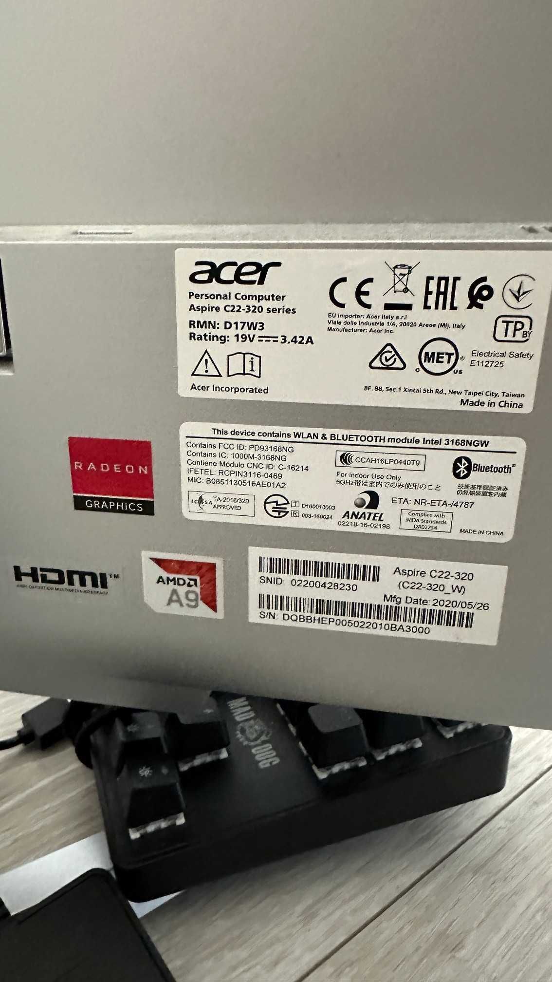 acer aspire c22-320