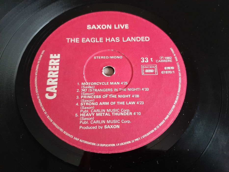 Saxon - The Eagle Has Landed (Live) - França - Vinil LP