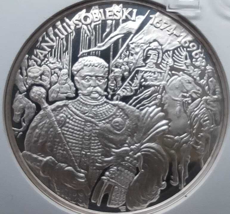Monety srebrne zestaw 3 sztuk 10 zł grading srebro ag roczniki 1998-02