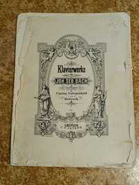 Продам старовинні ноти. І.С.Бах.. Текст немецкою мовою.