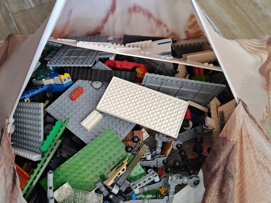 13,8kg oryginalne klocki LEGO mix technic ninjago, płytki, figurki