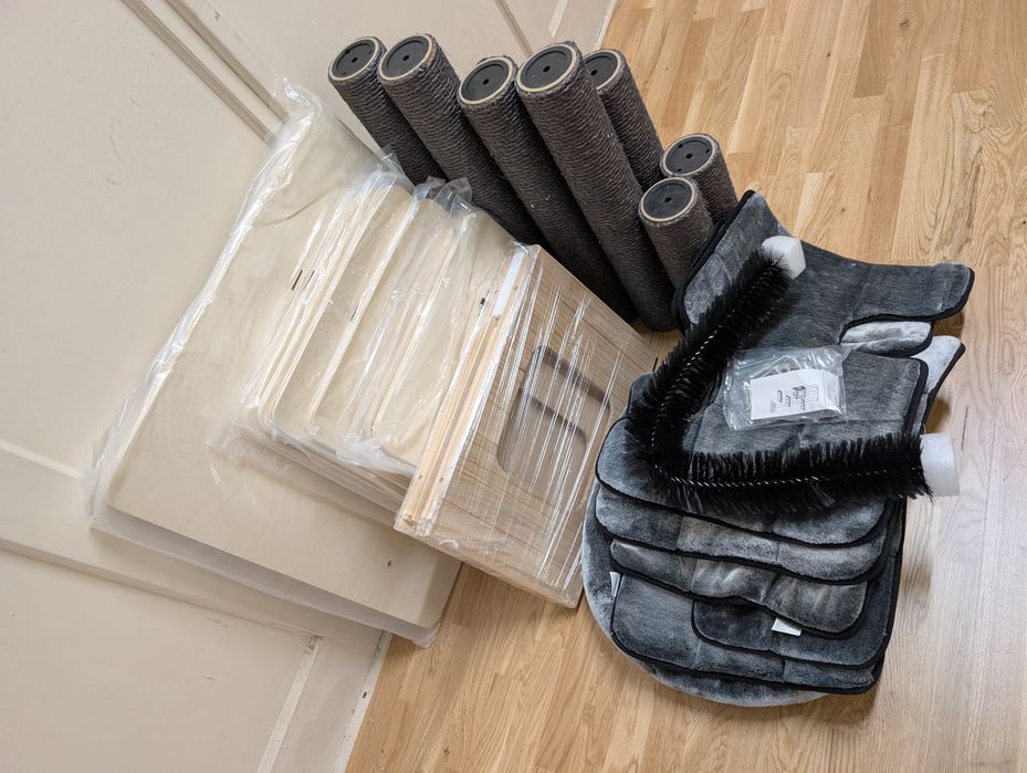 Modern Living Drapak dla Kota Chelsea Ciemnoszary 82x72x185cm DUŻY