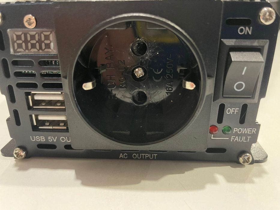 Інвектор Foval 2200w 12-220v Чистий синус перетворювач напруги 12в 220