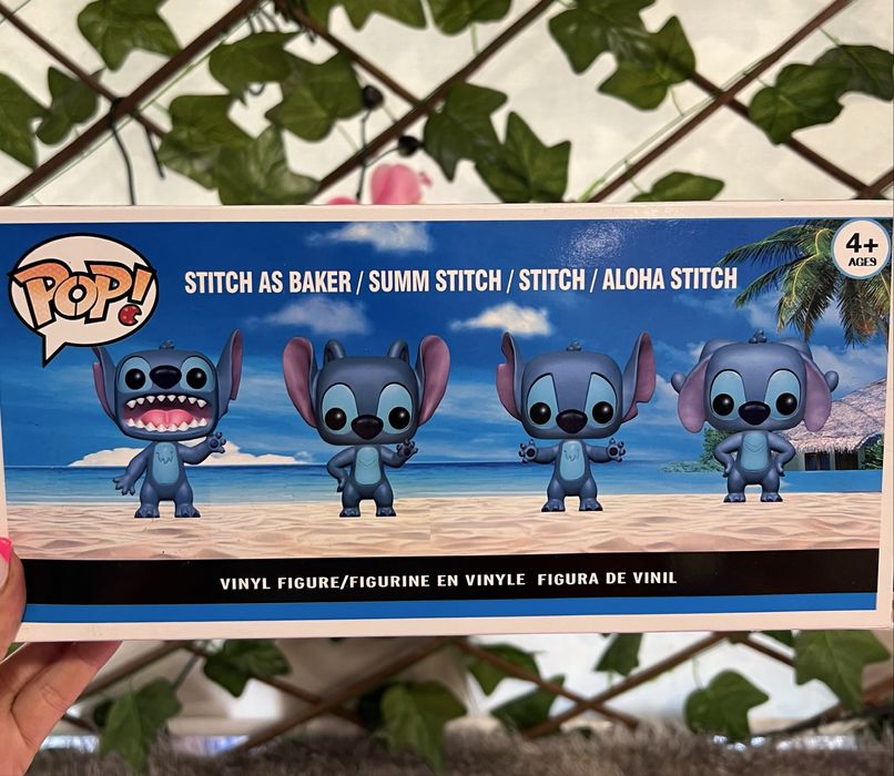 Conjunto de 4 Bonecos Stitch NOVO