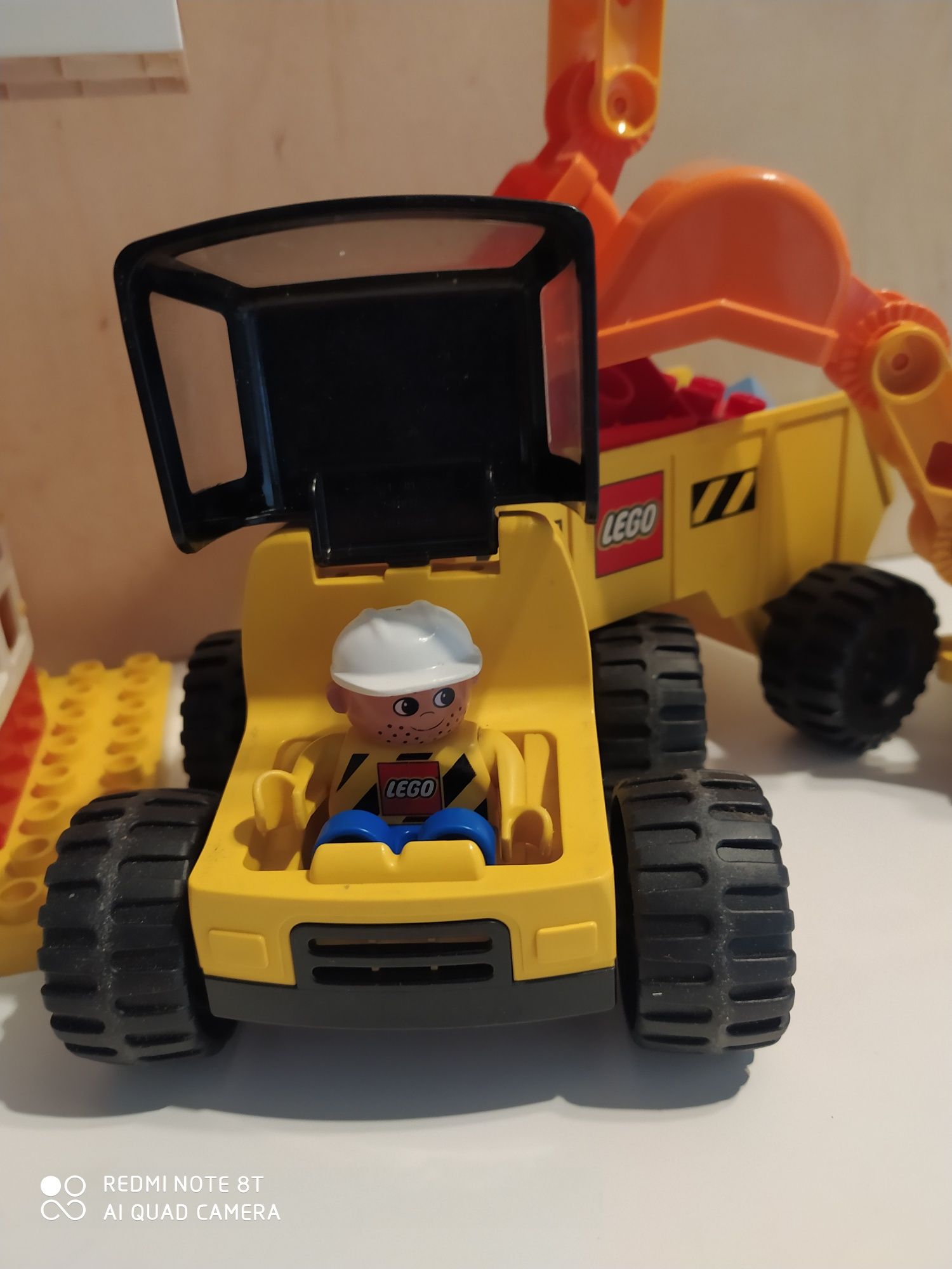 Lego duplo wielki plac budowy dźwig