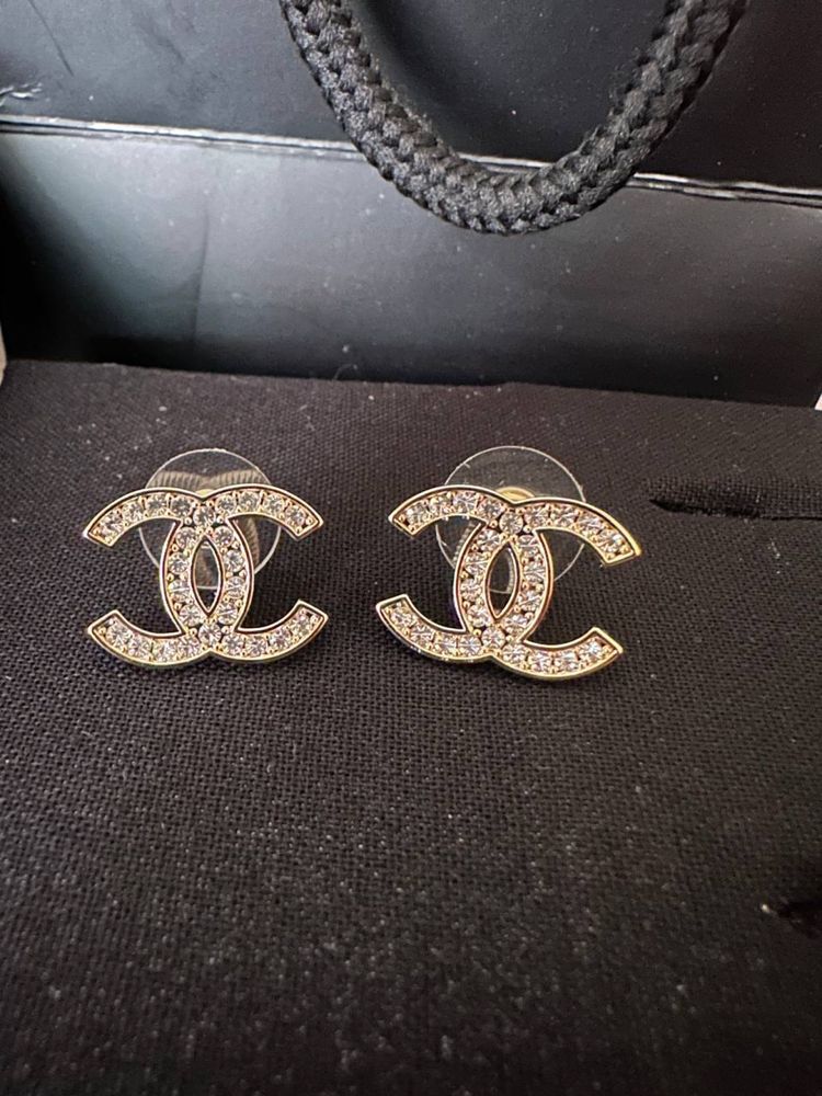 Сережки Chanel, з комплектом