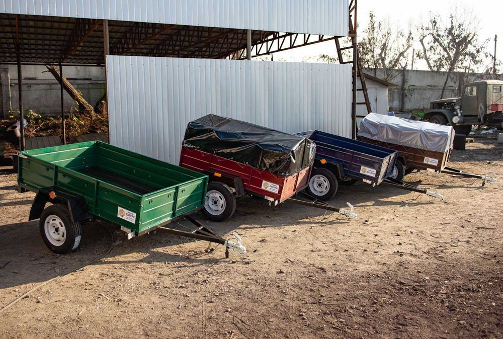 Легковой прицеп Днепр 200 и другие модели.Тент ПВХ в подарок.