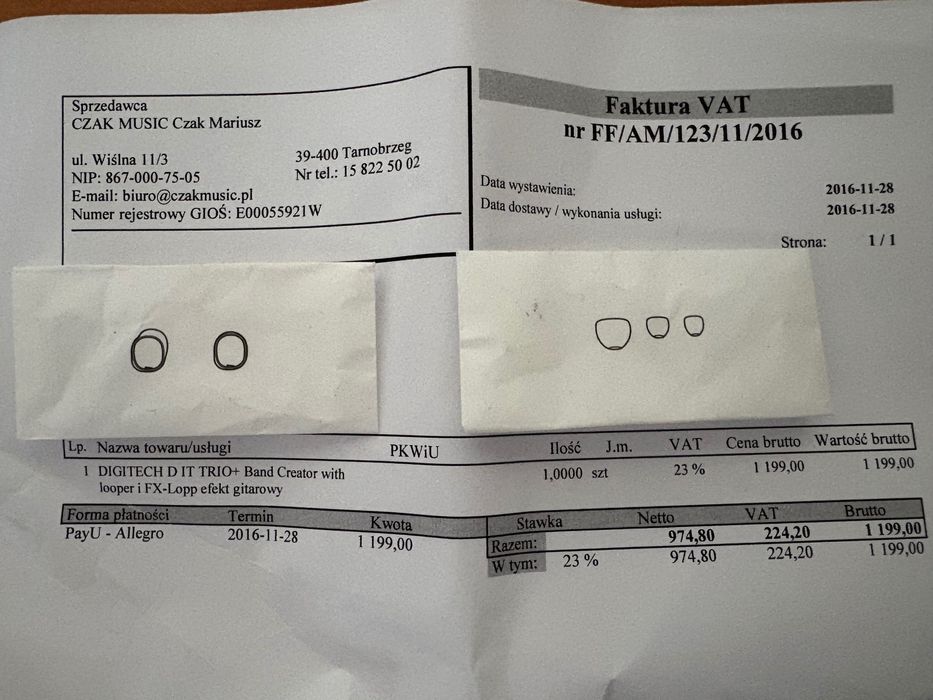 Digitech Trio+, bandcreator and looper. Genialny akompaniament!