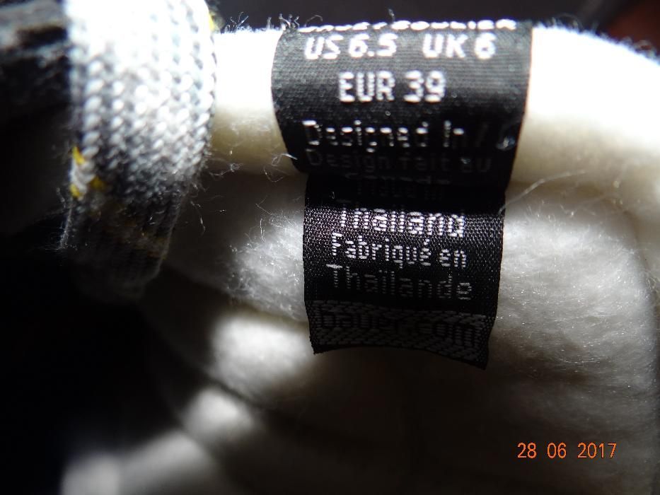 Новые коньки BAUER Supreme One.6 / JR 12 / 5.5 D Без торга!