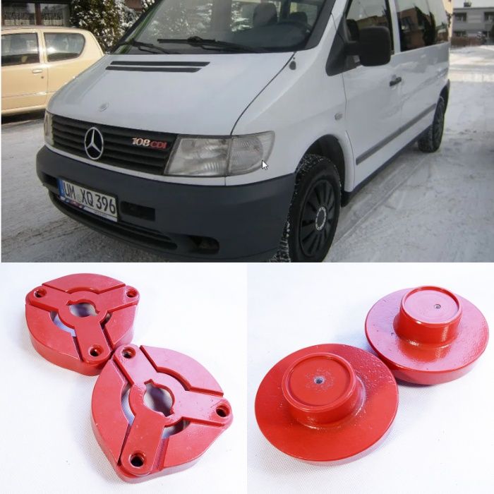 Mercedes Vito W638 Lift Zawieszenia Podniesienie Dystanse Podkładki