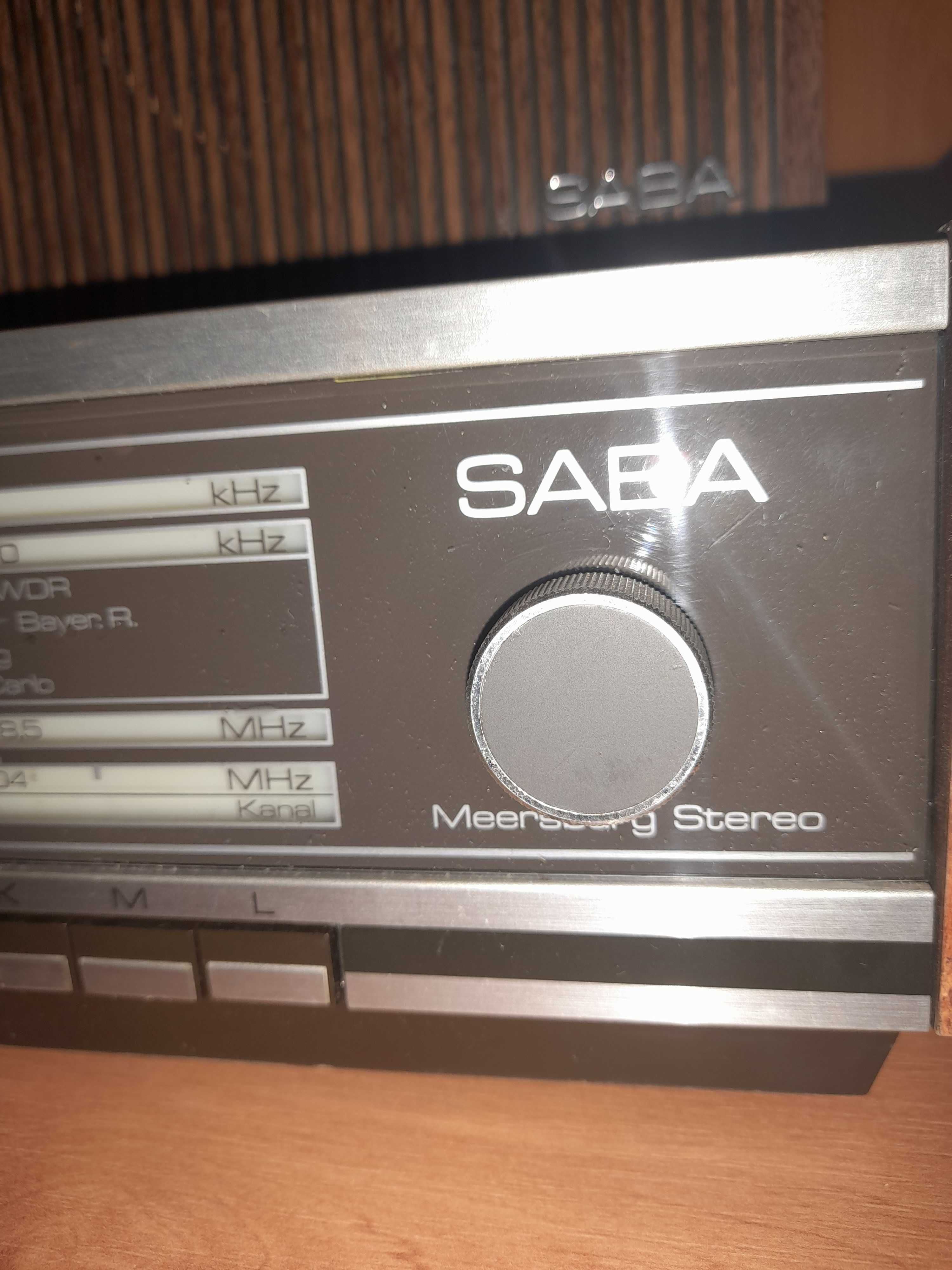 Стерео ресивер/підсилювач SABA з колонками