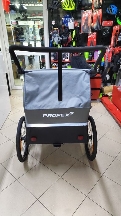 Nowa Przyczepka Rowerowa 2 osobowa Profex Jogger 93510