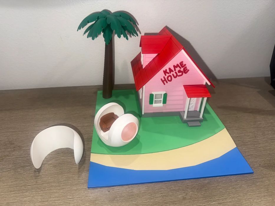 Diorama Casa do Mestre Kame Dragon Ball Z