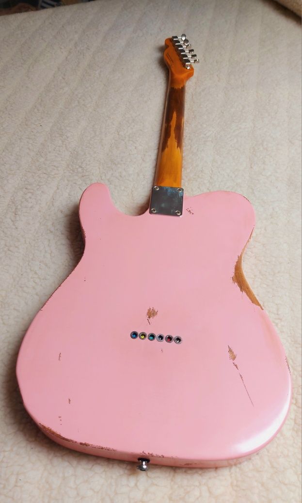 Електрогітара telacaster (shelll pink/relic)