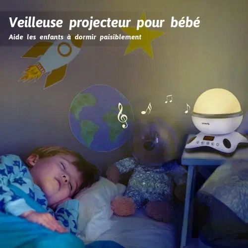 Moredig Projektor dla niemowląt, projektor nocnej