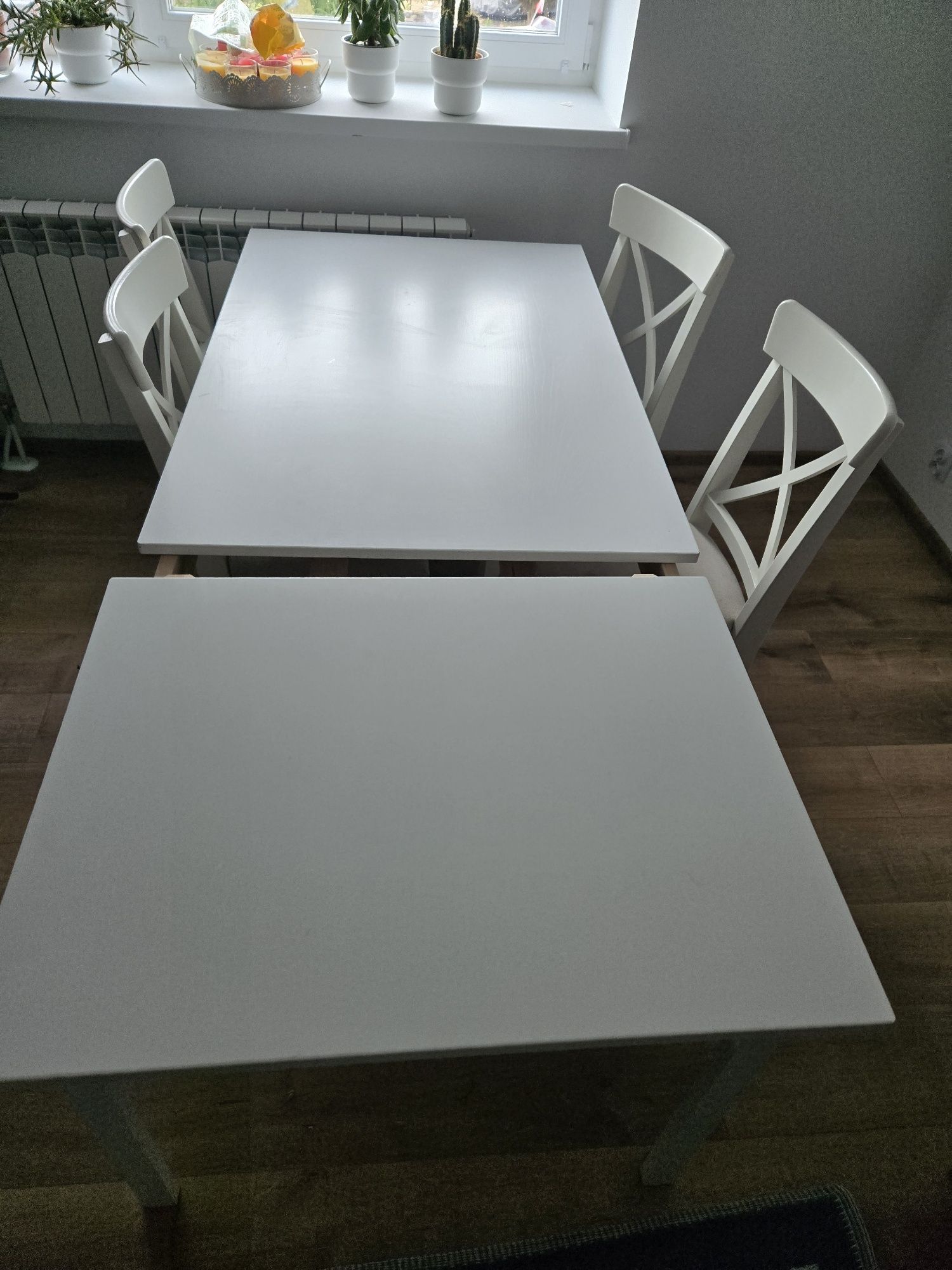 Stół + 4 krzesła ikea stan idealny