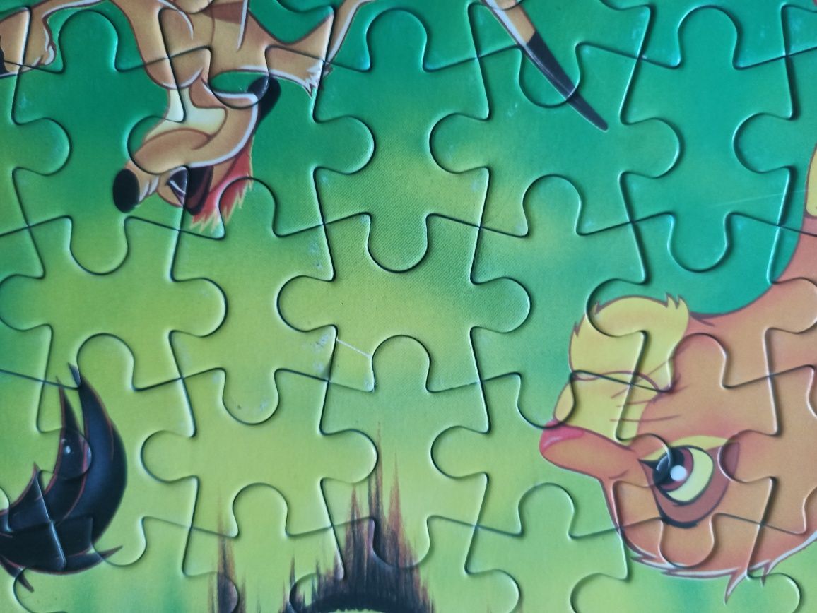 Puzzle Król Lew 400 elementów lata 90.