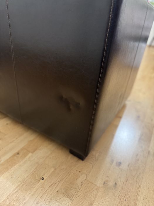 Fotel skórzany cubic